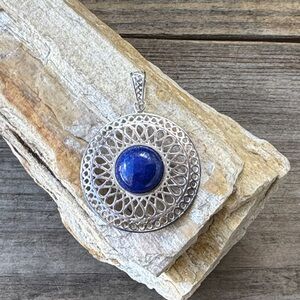 Milor Sterling Silver Pendant with Lapis